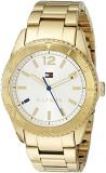 Tommy Hilfiger Women's 1781268 Casual Sport Analog Display Quartz Gold Watch