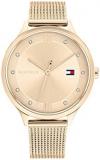 Tommy Hilfiger Women's Quartz Stainless Steel and Mesh Bracelet Watch, Color: Light Carnation Gold (Model: 1782431)