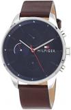 Tommy Hilfiger Analogue Multifunction Quartz Watch for Men with Leather Strap or Stainless Steel mesh Bracelet