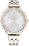 Tommy Hilfiger Women's Quartz Stainless Steel and Link Bracelet Watch, Color: White (Model: 1782434)