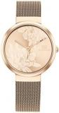 Tommy Hilfiger Women's Quartz Watch with Carnation Gold Steel Strap, 15 (Model: 1782471)