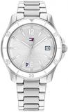 Tommy Hilfiger Women's Stainless Steel Case and Link Bracelet Watch, Color: Silver (Model: 1782512)