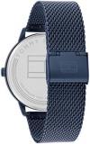 Tommy Hilfiger Men's Quartz Stainless Steel and Mesh Bracelet Casual Watch, Color: Blue (Model: 1791841)
