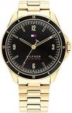 Tommy Hilfiger Men's Quartz Stainless Steel and Link Bracelet Watch, Color: Gold (Model: 1791903)