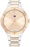 Tommy Hilfiger Women's Quartz Stainless Steel and Link Bracelet Watch, Color: Light Rose Gold (Model: 1782476)