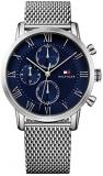 Tommy Hilfiger Men's 1791398 Sophisticated Sport Analog Display Quartz Silver Wa...