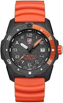 Luminox Men's Bear Grylls Survival Black/Orange 42mm Analog Dive Watch