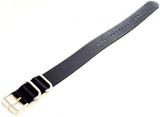 Genuine NATO 3900.26 NATO Luminox 22mm NATO/Zulu Strap Band - Black with Brush Buckle