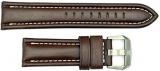 Luminox Genuine F-22 Raptor 9247 24mm Brown Leather watch Band Strap