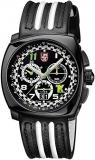 Luminox Black Outdoor Mens Watch Tony Kanaan Limited Edition XL.1142-100 M Water Resistant Stainless Steel Chronograph Antireflective Sapphire Crystal
