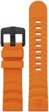 Orange EPDM Rubber Strap - 24mm