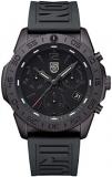 Luminox Men's Pacific Diver Chronograph Series Black Out 44mm Analog Dive Watch