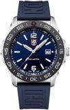 Luminox Pacific Diver 44mm Blue Dial with Blue Rubber Swiss Quartz Watch 3123.DF