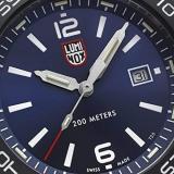 Luminox Pacific Diver 44mm Blue Dial with Blue Rubber Swiss Quartz Watch 3123.DF