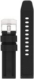 Genuine Luminox Watch Bands - Strap Replacement 23mm Black Rubber Strap for Navy Seals Series 8800 8880