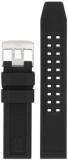 Genuine Luminox Watch Bands FPX.3050.20Q.2.K - Strap Replacement 23 mm Black Rubber Strap with Steel Buckle for Navy Seals Series 3050