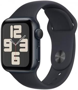 Apple Watch SE (2nd Gen) [GPS 40mm] Smartwatch with Midnight Aluminum Case with Midnight Sport Band M/L. Fitness & Sleep Tracker, Crash Detection, Heart Rate Monitor