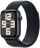 Apple Watch SE (2nd Gen) [GPS 44mm] Smartwatch with Midnight Aluminum Case with ...