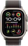 Apple Watch Ultra 2 [GPS + Cellular 49mm] Smartwatch with Rugged Titanium Case & Blue/Black Trail Loop S/M. Fitness Tracker, Precision GPS, Action Button, Extra-Long Battery Life, Carbon Neutral