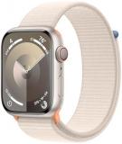 Apple Watch Series 9 [GPS + Cellular 45mm] Smartwatch with Starlight Aluminum Ca...
