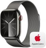 Apple Watch Series 9 [GPS + Cellular 41mm] Smartwatch with Graphite Stainless St...