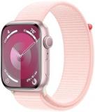 Apple Watch Series 9 [GPS 45mm] Smartwatch with Pink Aluminum Case with Pink Spo...