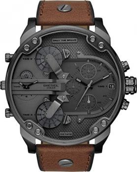 Diesel Men's DZ7413 Mr Daddy 2.0 Analog Display Analog Quartz Brown Watch