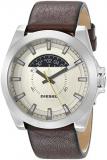 Diesel Men's DZ1690 Arges Stainless Steel Watch with Leather Band