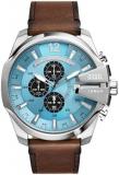 Diesel Mega Chief Stainless Steel Men's Watch with Analog or Digital Movement