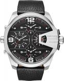 Diesel DZ7376 Mens Uber Black Leather Chief Watch