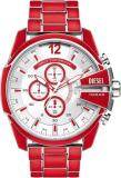 Diesel Men's Watch Mega Chief, Chronograph Movement, Stainless Steel Watch with a 51mm case Size
