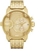 Diesel Men's Little Daddy Quartz Stainless Steel Chronograph Watch, Color: Gold-Tone (Model: DZ7287)