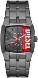 Diesel Men's 36mm Cliffhanger Quartz Stainless Steel Three-Hand Watch, Color: Gunmetal (Model: DZ2188)