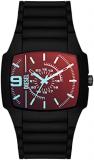 Diesel Men's Cliffhanger 2.0 Quartz Stainless Steel and Silicone Three-Hand Watch