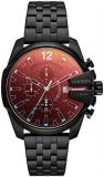 Diesel Baby Chief Men's Chronograph Watch with Stainless Steel Bracelet or Genuine Leather Band