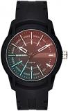 Diesel Armbar Men's Watch with Silicone or Leather Band