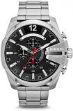 Diesel Mega Chief Stainless Steel Men's Watch with Analog or Digital Movement
