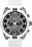 Diesel Watch for Men Split Quartz/Chrono movement 51mm case size with a Silicone strap DZ4631, Strap