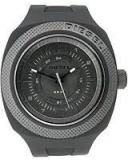 Diesel Black Dial Analog Rubber Strap Mens Watch DZ1444