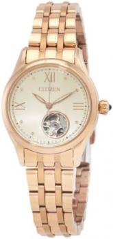Citizen Luna Automatic Gold Dial Ladies Watch PR1043-80P