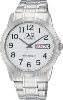 [Citizen kyu-andokyu-] Citizen Q & Q Watch Day & Date (Day & Date) Standard Analog Display Silver A142 – 214 Men's