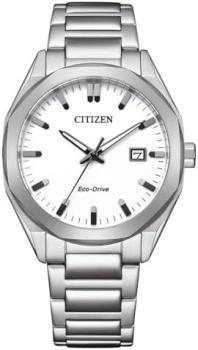 Citizen Octangle Eco-Drive White Dial Unisex Watch BM7620-83A