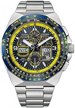 Citizen Promaster Skyhawk A-T Chronograph GMT Eco-Drive Blue Dial Men's Watch JY8125-54L