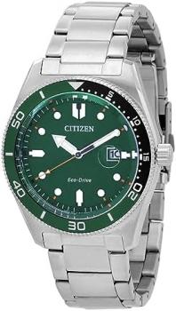 Citizen Marine Eco-Drive Green Dial Men's Watch AW1768-80X