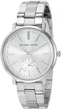Michael Kors Women's MK3499 Jaryn Analog Display Japanese Quartz Silver Watch