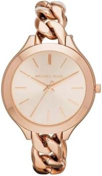 Michael Kors MK3279 Slim Runway Stainless Steel Chain Bracelet Women's Watch