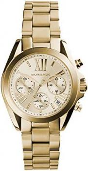Michael Kors Bradshaw Women's Watch, Stainless Steel Chronograph Watch for Women with Steel or Leather Band