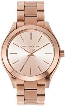 Michael Kors Slim Runway Women's Watch, Stainless Steel Bracelet Watch for Women