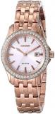 Citizen Women's Women's EW1903-52A Silhouette Crystal Analog Display Japanese Qu...