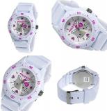 Kitty Goods Sanrio Puroland CITIZEN HALLO KITTY Quartz 10 ATM Waterproof Plastic Belt Watch for Women and Girls (0027N001 WW 0027N002 WP 0029N001 PW 0029N001 PP)